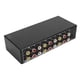 thumbnail image 5 of Conmutador de sonido de 4 vías Conmutador RCA de 4 entradas y 2 salidas Interruptor selector de sonido estéreo para videoconferencias de cine en casa Enchufe estadounidense de 100 a 240 V, 5 of 5