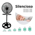 thumbnail image 3 of Ventilador de Pedestal 3 en 1 Piso Pared Mesa 5 Aspas de 3 Velocidades, 3 of 6