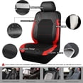 thumbnail image 6 of CAR GRAND Leather car seat covers front pair air mesh breathable universal fit airbag compatible car, SUV, truck and van red, 6 of 8
