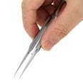 thumbnail image 1 of Tweezers Household Repairing Tool Stainless Steel Elbow Head 0.15mm Flyline Microscope Fingerprint, 1 of 8
