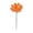 Orange, variant on Ceramic Flower Bee Watering Station Garden Stake Multi Color Floral Bird Bath Outdoor Yard Pollinator Habitat Lawn Landscape Decor Supply