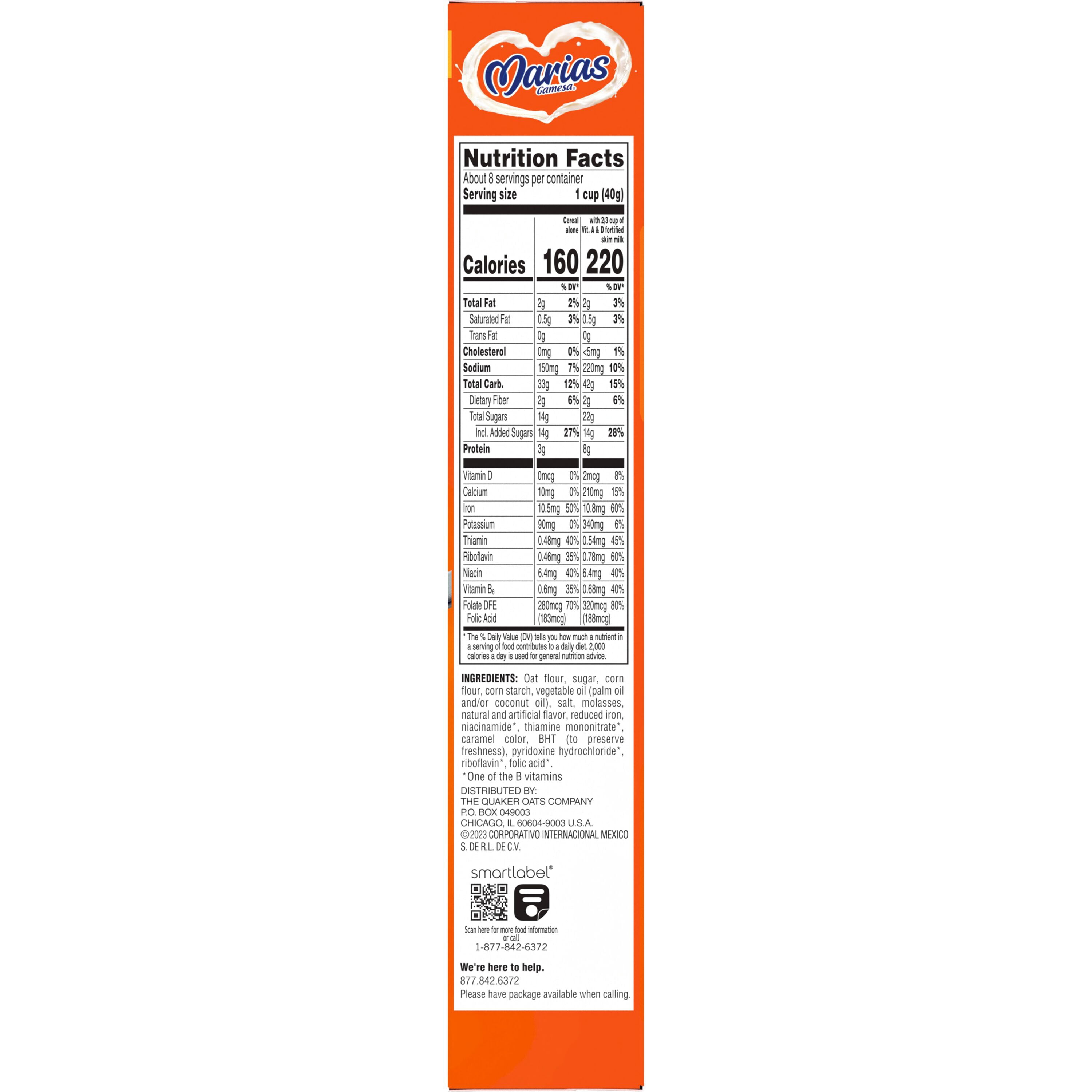 Gamesa Marias Vanilla Artificially Flavored Cereal, 11.4 oz