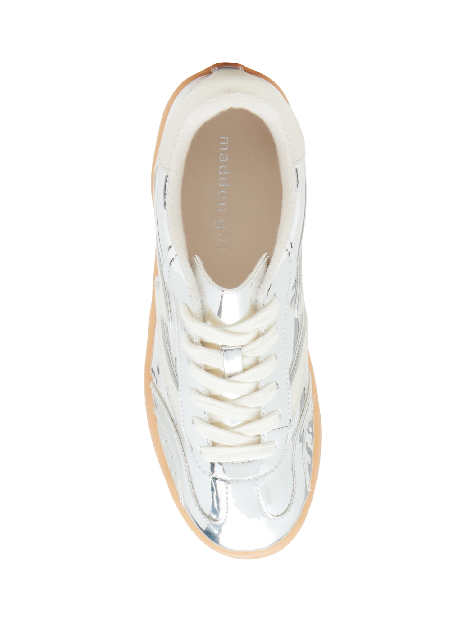 Madden Girl Women's Giia Gum Sole Lace-Up Sneakers