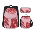 thumbnail image 1 of Balery Striped Meat Mochila Escolar 3 en 1 para Niños - Mochila Resistente con Lonchera Térmica y Estuche - Mochila Escolar para Niños y Niñas, 1 of 7