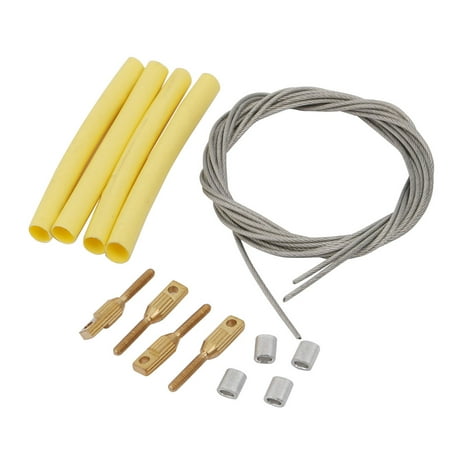 Connecting Rod Set - RC Aircraft Accessory Landing Gear Cable Connecting Rod Heat Shrinkable Tube Set