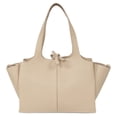 thumbnail image 3 of Celine CEL-HBAG-TRIFOLD-GRAIN-BGE-M Tri-Fold Shoulder Bag with Beige Grained Calfskin Leather, 3 of 7