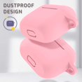 thumbnail image 4 of MATEPROX AirPods 3 Case, Silicone Earbuds Case Cover with Keychain for Airpods 2021 3rd Generation-Pink, 4 of 8