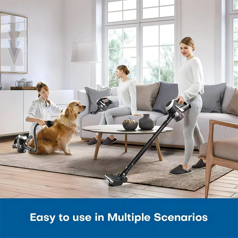 MOOSOO TC1 Cordless Vacuum 4 in 1 Lightweight Stick Vacuum Cleaner