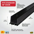 thumbnail image 3 of M-D Building Products 43339 36 in. Black Vinyl CINCH® U-Shape Slide-On Under Door Seal, 3 of 9