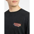 thumbnail image 4 of Netflix Stranger Things Hawkins Graphic T-Shirt with Long Sleeve Thermal Sleeves from No Boundaries, Men’s and Big Men’s, 4 of 5