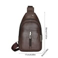 thumbnail image 3 of Lilixerw Canvas Sling Bag - Small Crossbody Backpack Shoulder Casual Daypack Rucksack for Men Women, 3 of 6