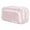 Pink, variant on Large Capacity Canvas Pencil Case Zippered Organizer Pen Bag Stationery Supplies Storage Pouch Cosmetic Travel Organizer For Office Desk Accessories Adults
