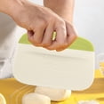 thumbnail image 6 of Shiogb Cake Dough Plastic Baking Scraper, Butter Cutter Spatula Tool, Dough Blender for Pastry Making, Kitchen Dining Bar Utensil for Mixing, Green, 6 of 9