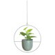 thumbnail image 4 of Macetero Minimalista JShteea Metal Con macetas juego 2 Formas Redondas y Ovaladas verde, 4 of 9