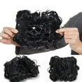 thumbnail image 2 of MY-LADY Synthetic Chignon Hairpiece Curly Bun Extensions Scrunchie Updo Hair Pieces Combs in Messy Bun Hair Piece for Women black, 2 of 8
