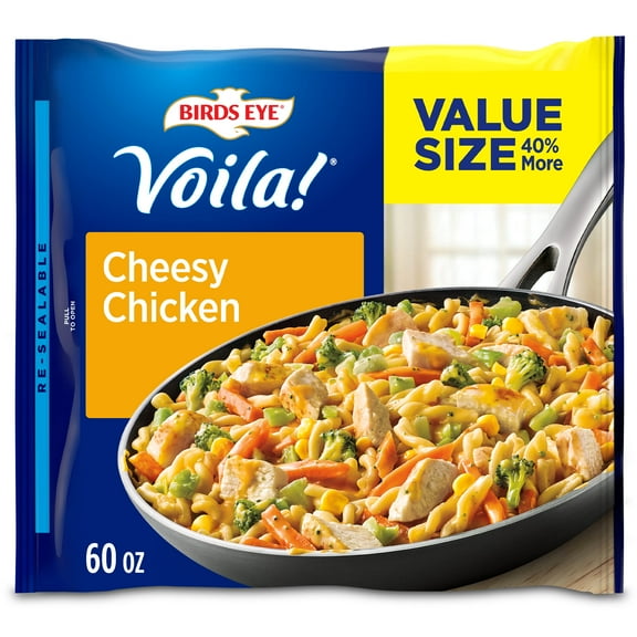 Birds Eye Voila! Cheesy Chicken, Frozen Meal, 60 oz. Value Size Bag