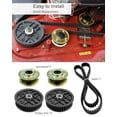 thumbnail image 6 of Pulley Belt Kit w/Sprockets: Fits Toro TimeMaster (20199/20200+) & TurfMaster (22205TE+), Exmark (ECKA30+), Replaces -4529/-2532+ | Tools, 6 of 6