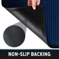 thumbnail image 5 of Heavy Duty Entrance Mats, Indoor and Outdoor Rubber Door Mat, Easy Clean Waterproof Anti-Slip Floor Doormat Rug, Low Profile Entrance Shoe Scraper for Entryway, Patio, Garage 47" x 31" Blue, 5 of 5