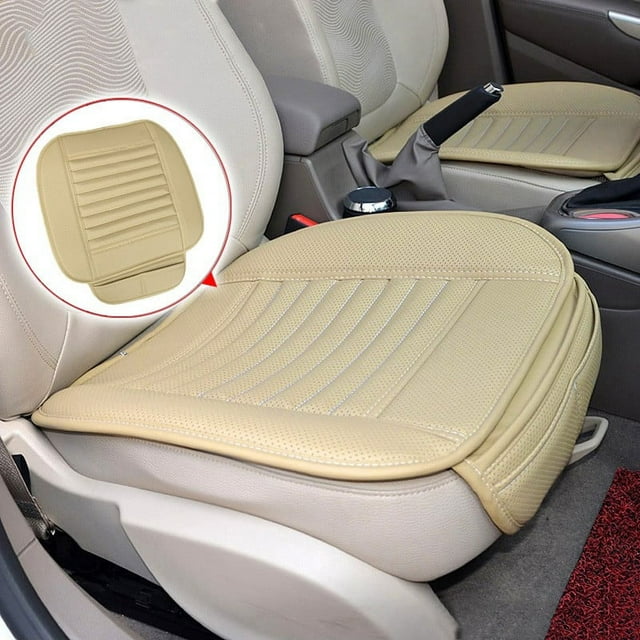 Car Front Seat Cover Breathable PU Leather Pad Mat Auto Chair Cushion