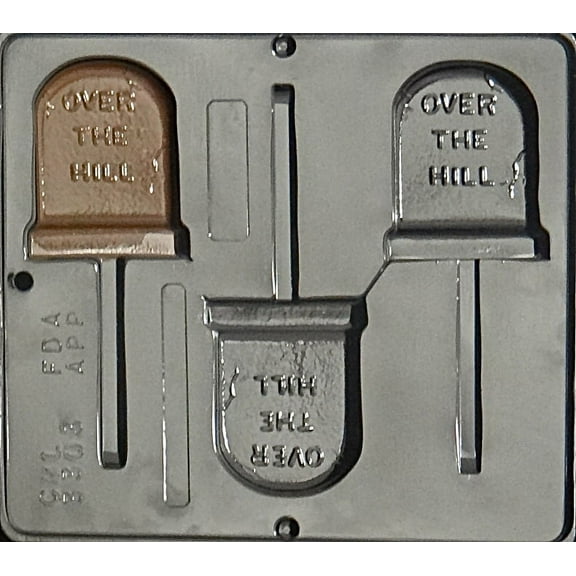 3303 Over the Hill Lollipop Chocolate Candy Mold