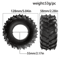 thumbnail image 4 of 4 Pcs Roue 1/10 128mm -Camion -Pneus pour SCX10 /// Pièces de Mise à Niveau, 4 of 7