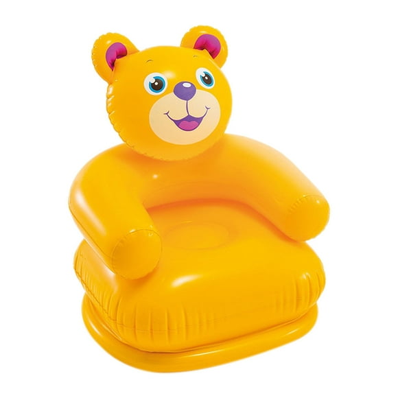 XZNGL Metal Detectors Cartoon Creative Household Children Animal Inflatable Sofa Seat Yellow