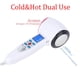 thumbnail image 3 of Masajeador De Belleza Ultrasonido Facial, Instrumento De Belleza Profesional Terapia De Frío Y Calor, Masaje Spa Con Compresa Caliente Luz Rojo Y Azul Para Hogar O Salón De Belleza(Blanco) EOTVIA No, 3 of 6