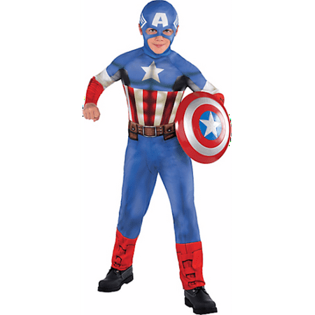 Avengers Captain America Classic Boys Small Halloween Costume Dress Up