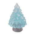 thumbnail image 2 of Mini Glitter Christmas Tree Figurines,Glow in The Dark Christmas Tree Decoration,Xmas Luminous Resin Tree Miniature for Holiday Diy Crafts Garden Micro Landscape Party Home Tabletop Decoration, 2 of 8