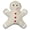Brown, variant on 1pc Gingerbread Man Cookie Dog Toy Holiday Soft Clove Scented Assorted Emojis 7"