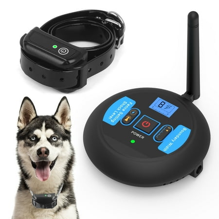 Wodondog Wireless Dog Invisible Fence for 1 Dog Signal Coverage Diameter 400M, Electric Fence and Containment System