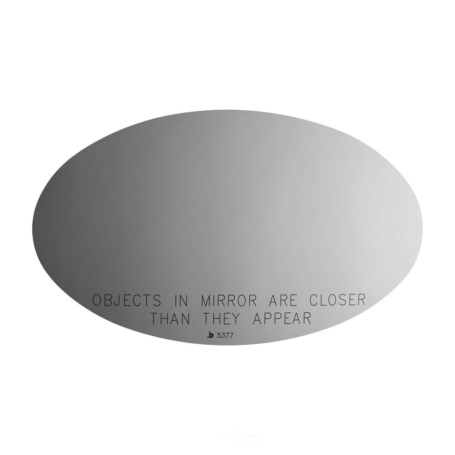 Burco Side View Mirror Replacement Glass - Clear Glass - 5377