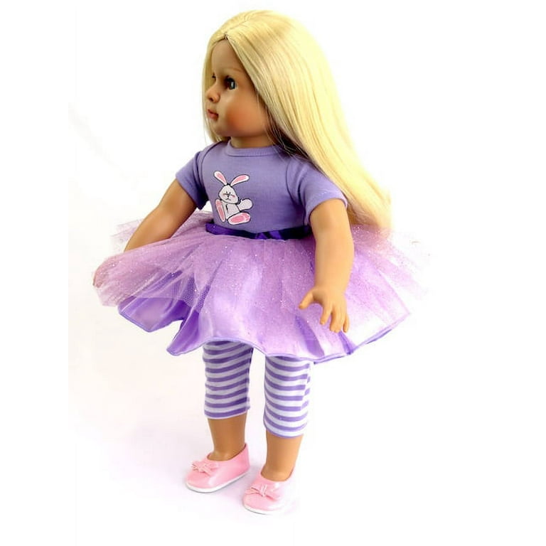 Easter Bunny Tutu Dress- Compatible with 18