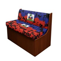 Uorisanigo RV Dinette Cushion Covers Stretch Camper Cushion Cover Booth Seats Soft Haitian Flag Loveseat Sofa Furniture Protection for RVs Camper Car Bench 1 Backrest & 1 Bench Covers