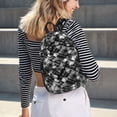 thumbnail image 5 of Lsque Seamless Pattern With Skulls Pattern Canvas Daypack, Durable Backpack, High-quality Versatile Backpack,Vintage Compact Backpack-Medium, 5 of 6