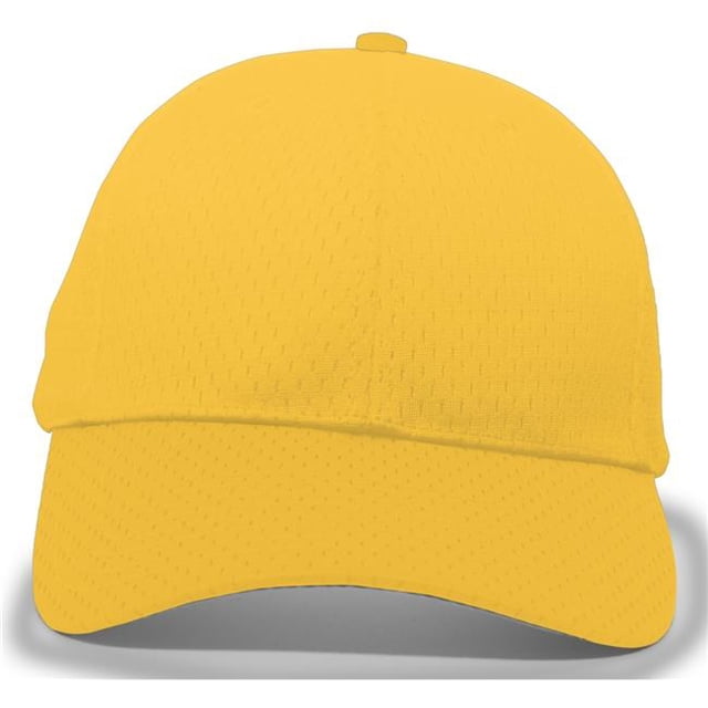 Pacific Headwear 805M.025.OS Coolport Mesh Hook & Loop Adjustable Cap, Gold - One Size