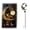 1pcs, variant on Hummingbird Moon Solar Garden Stake Light,Waterproof Half Moon LED Pathway Decor with Hanging Glass Ball,Fairy Crackle Glass Lights,Metal Crescent Outdoor Garden Decor for Lawn,Yard,Patio & Walkway