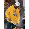 thumbnail image 2 of All American Dad Fireworks Hoodie Men -Image by Shutterstock, Male Medium, 2 of 4