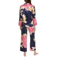 thumbnail image 2 of Natori womens  Essential Notch Pajama Set, XS, Navy, 2 of 3
