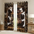 thumbnail image 2 of Manfei Cowgirl Boot Curtains for Living Room, Texas Stars Blackout Curtains for Bedroom, Rustic Farmhouse Curtains Pack of 2 (38x54), Window Curtains Bedroom Decorative, 2 of 6