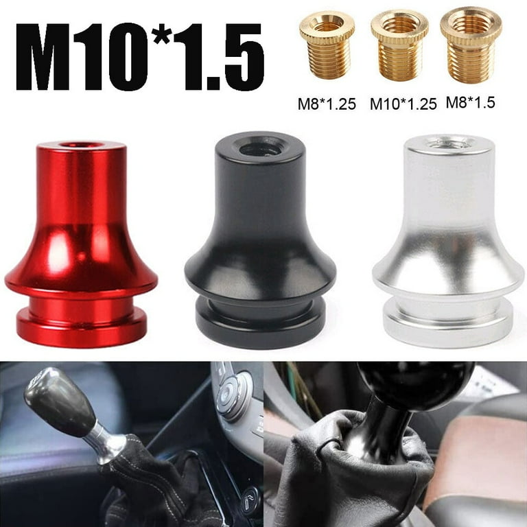 Universal M12X1.25 Thread Shift Knob Boot Retainer Adapter Manual 