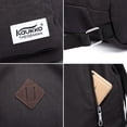 thumbnail image 4 of KAUKKO Cordón Deportes Mochila Gimnasio Yoga Bolsa Hombro Mochila para Hombres y Mujeres KAUKKO  K1031-Black(2pc), 4 of 5