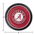 thumbnail image 2 of Alabama Crimson Tide Disposable Paper Plate And Napkin Party Supplies 76Pcs For 16 Guests, 2 of 8