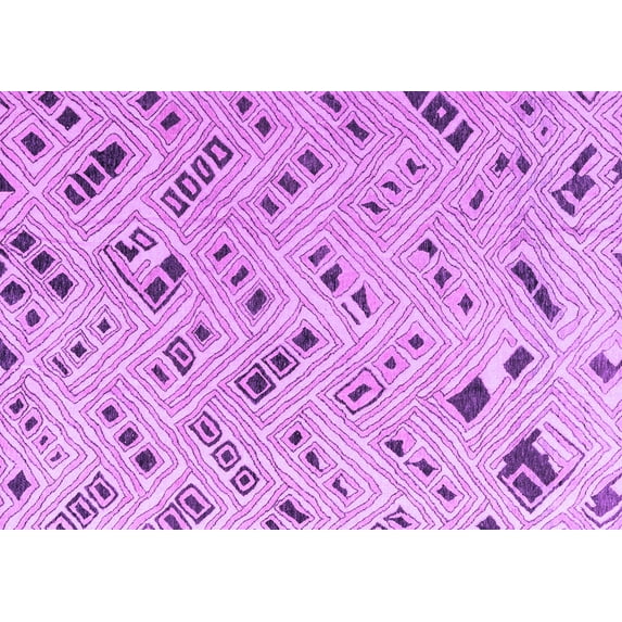 Ahgly Company Indoor Rectangle Abstract Purple Modern Area Rugs, 8' x 10'