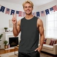 thumbnail image 3 of Mens Workout Tank Tops Sleeveless Muscle Cut Off Shirt Athletic Gym T Shirts, 4XL, 3 of 8