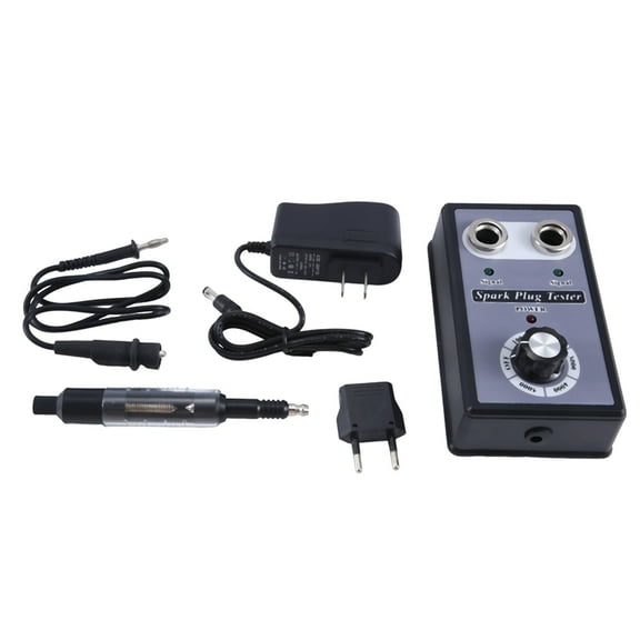 Adjustable Dual Hole Sparking Plug Tester Spark Tester Diagnostic Tool for Car Motorcycle Ignition Coil Checker Spark