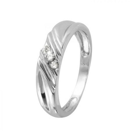 Foreli 0.05CTW Diamond 14K White Gold Ring