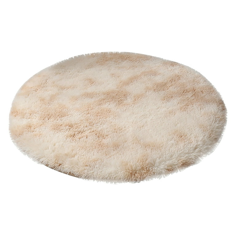 Soft Fluffy Faux Fur Rug - Washable Shaggy Fur Rugs, Small Round Carpe –  DormVibes