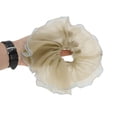 thumbnail image 2 of Ofertas Únicas 1 Pc Scrunchie Moda Oversized Malla Gomas para el Cabello Marrón, 2 of 5