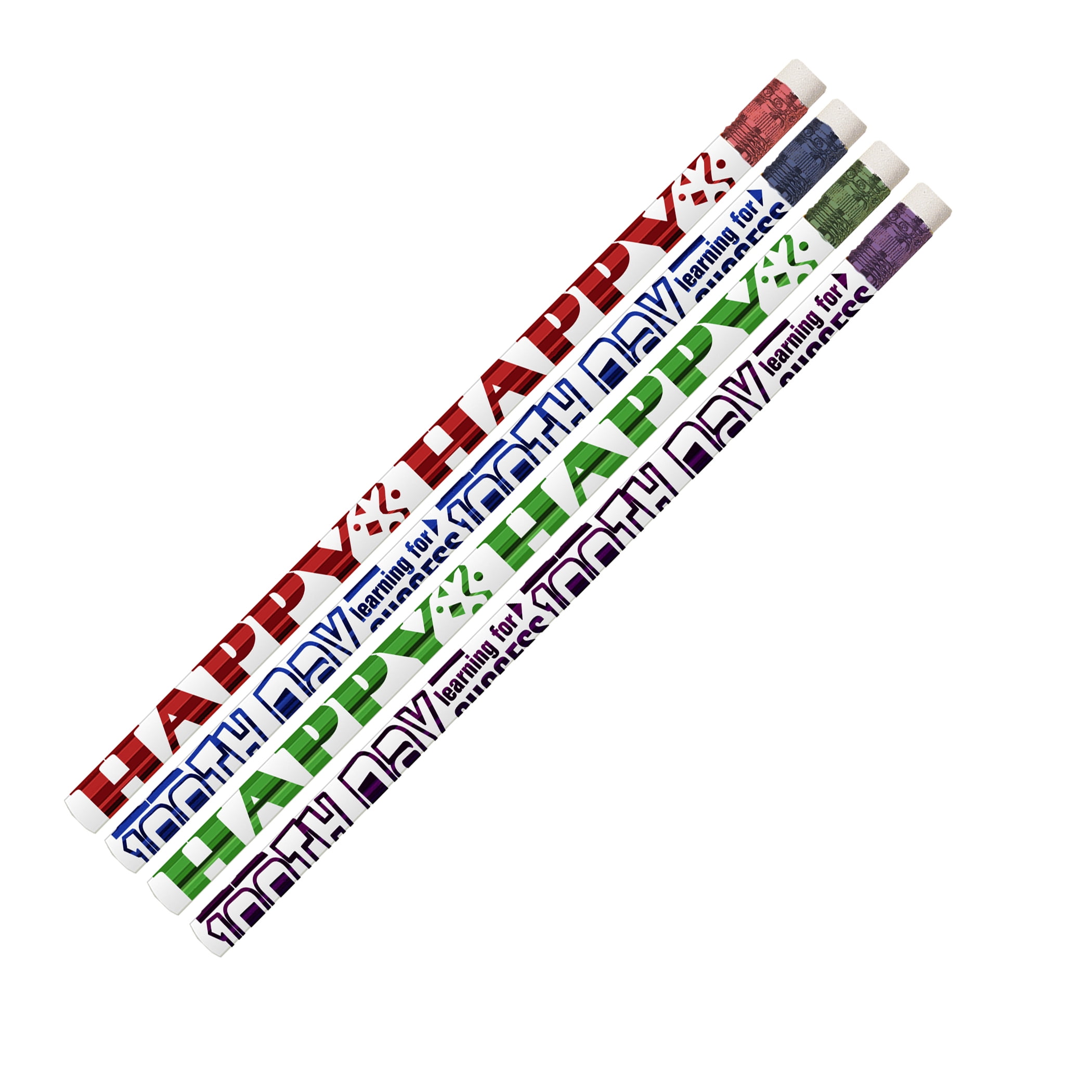 Musgrave Pencil Company Happy 100th Day Pencils, 12 Per Pack, 12 Packs